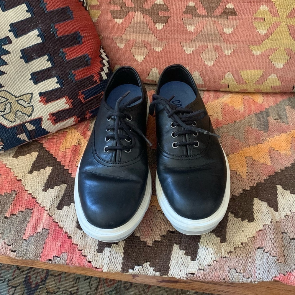 Camper Leather Lace-Up Sneakers